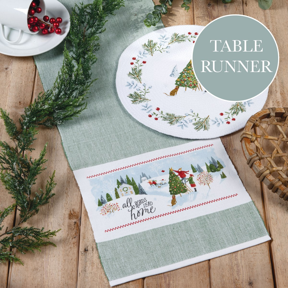 Kay Dee Magical Winterland Table Runner