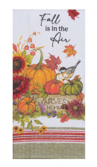 Kay Dee Harvest Sunflower Fall in the Air Dual Purpose Terry Towel Kitchen Towel