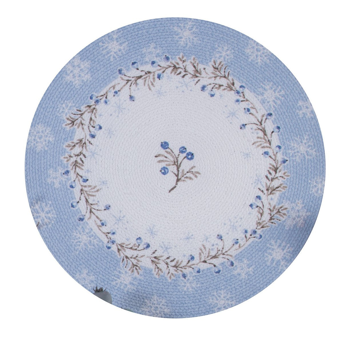 Kay Dee Let it Snow Braided Placemat