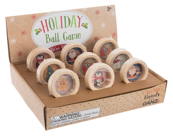 Wooden Holiday Ball Games