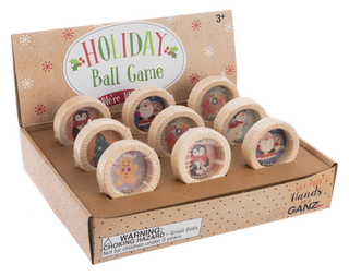Wooden Holiday Ball Games