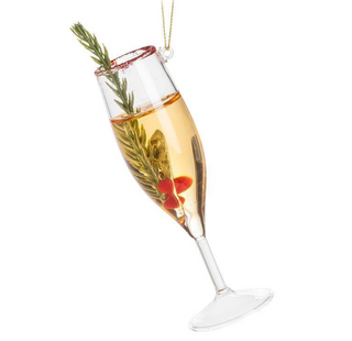 Holiday Champagne Ornament