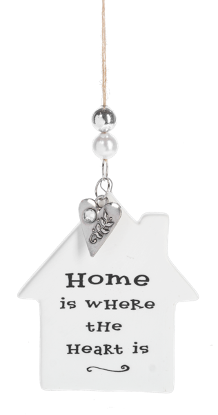 Home Themed Porcelain Ornament
