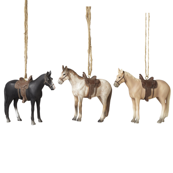 Western Horse Ornaments