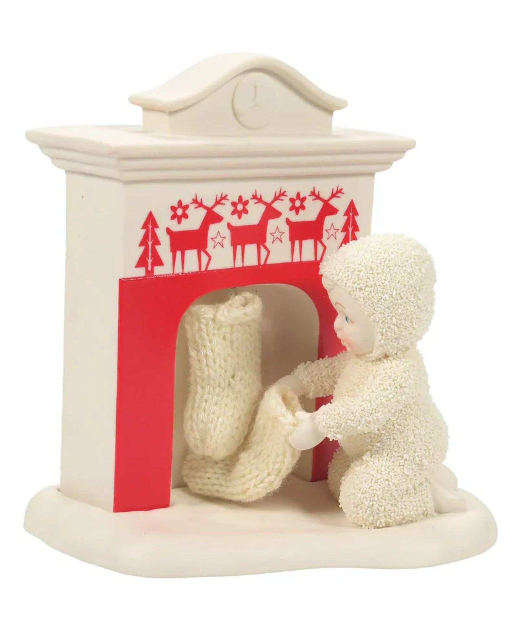 Snowbabies Hung By The Chimney With Care