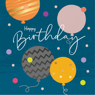 Heyyy Happy Birthday Balloons Card Blank