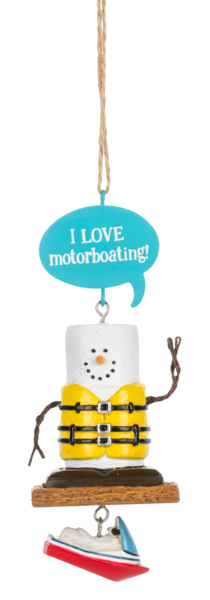 S'Mores Boating Ornaments