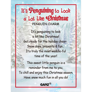 Holiday Penguin Charm