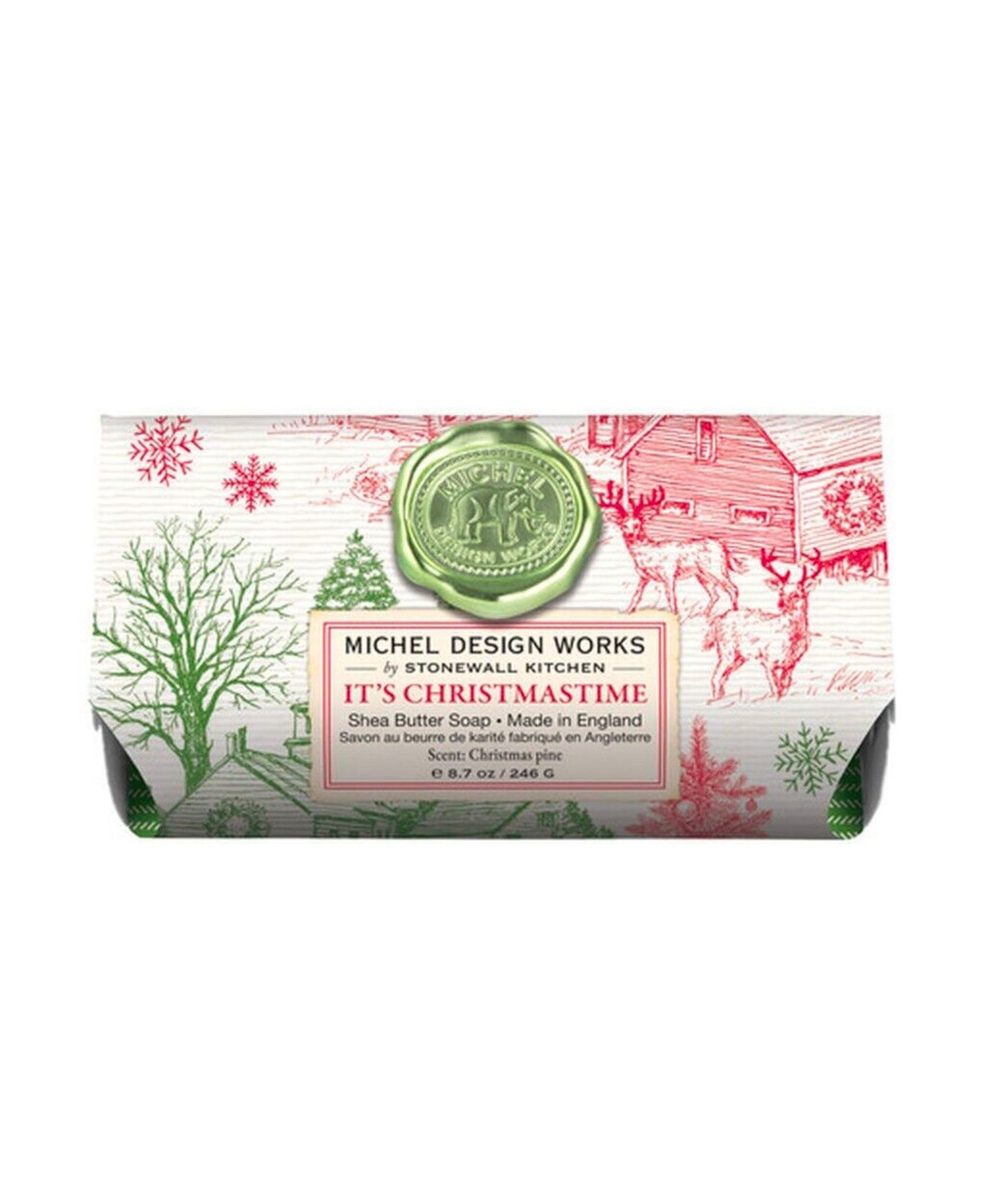 Michel Design Works It's Christmastime Large Soap Bar