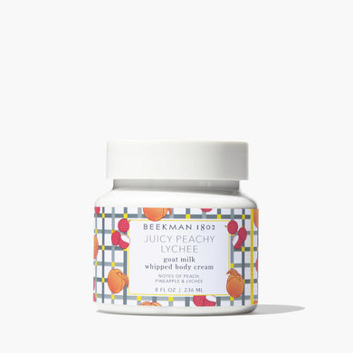 Beekman 1802 Juicy Peachy Lychee Goat Milk Whipped Body Cream