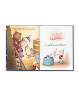 Jellycat Eldo Elf and the Patchwork Bashful Bunny Book