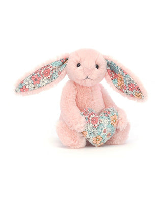 Jellycat Blossom Heart Blush Bunny