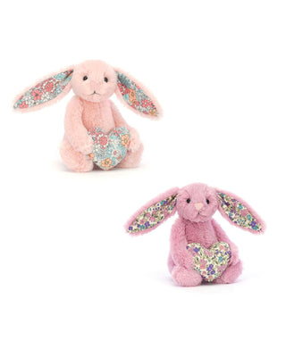 Jellycat Blossom Heart Blush Bunny