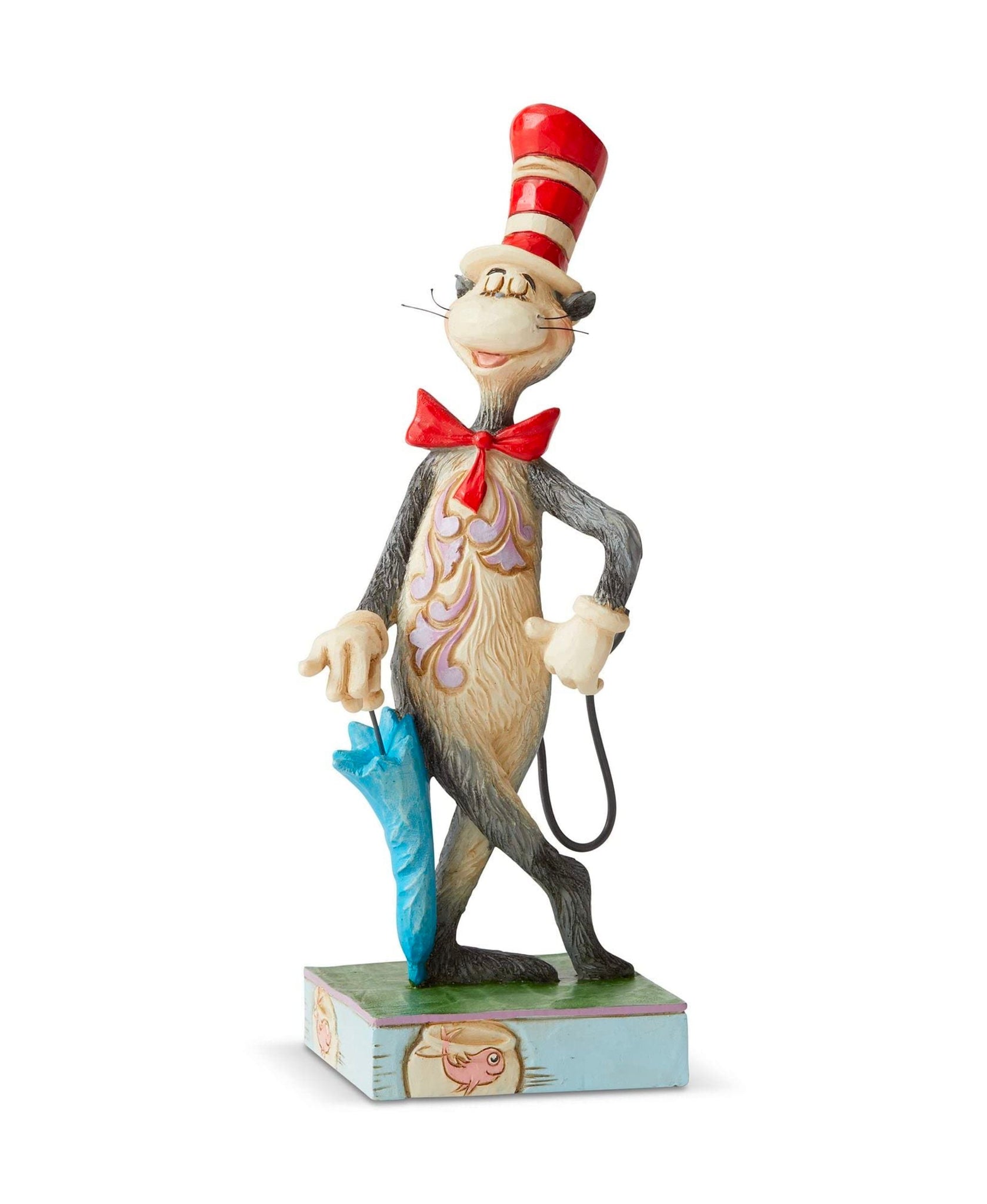 Jim Shore Dr. Seuss Cat In The Hat With Umbrella Figurine