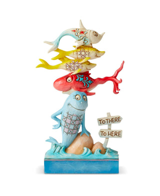 Jim Shore Dr. Seuss One Fish, Two Fish, Red Fish, Blue Fish Figurine