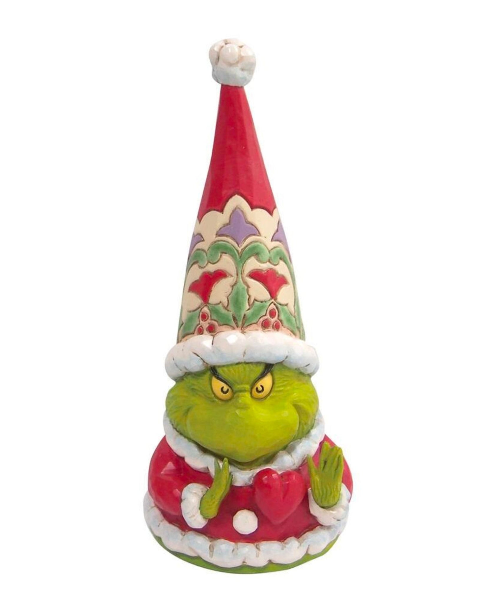 Jim Shore Grinch Gnome with Large Heart