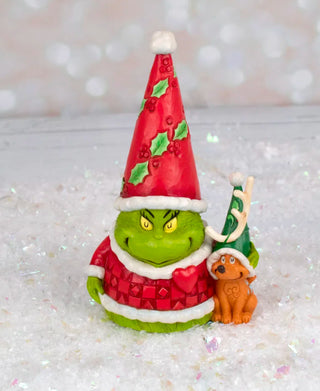 Jim Shore Grinch and Max Gnome