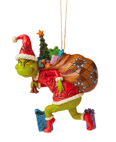 Jim Shore The Grinch Tiptoeing Hanging Ornament