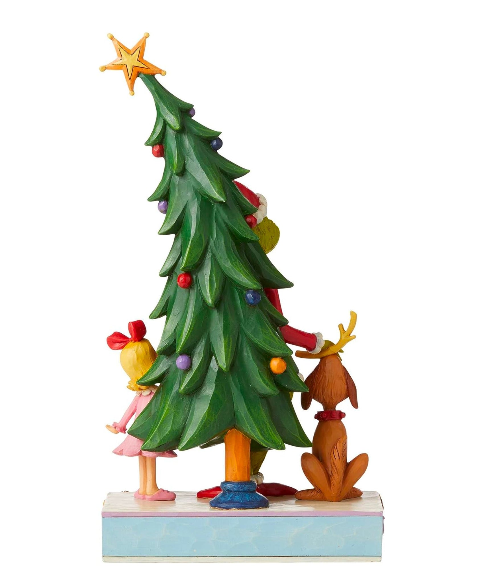 Jim Shore Grinch, Max & Cindy Decorating Tree Figurine