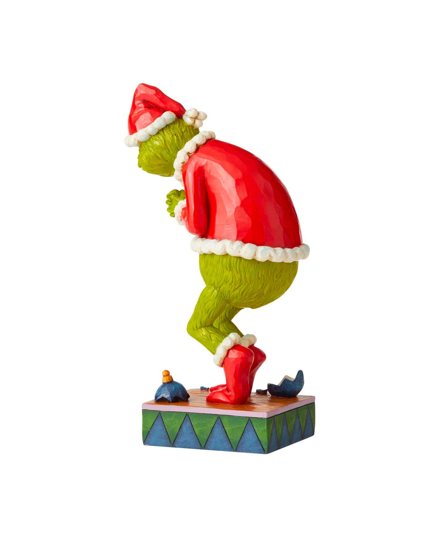 Jim Shore Sneaky Grinch with Hands Clenched Figurine