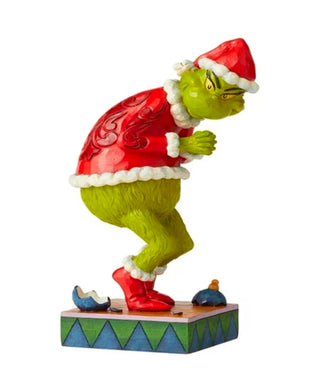 Jim Shore Sneaky Grinch with Hands Clenched Figurine