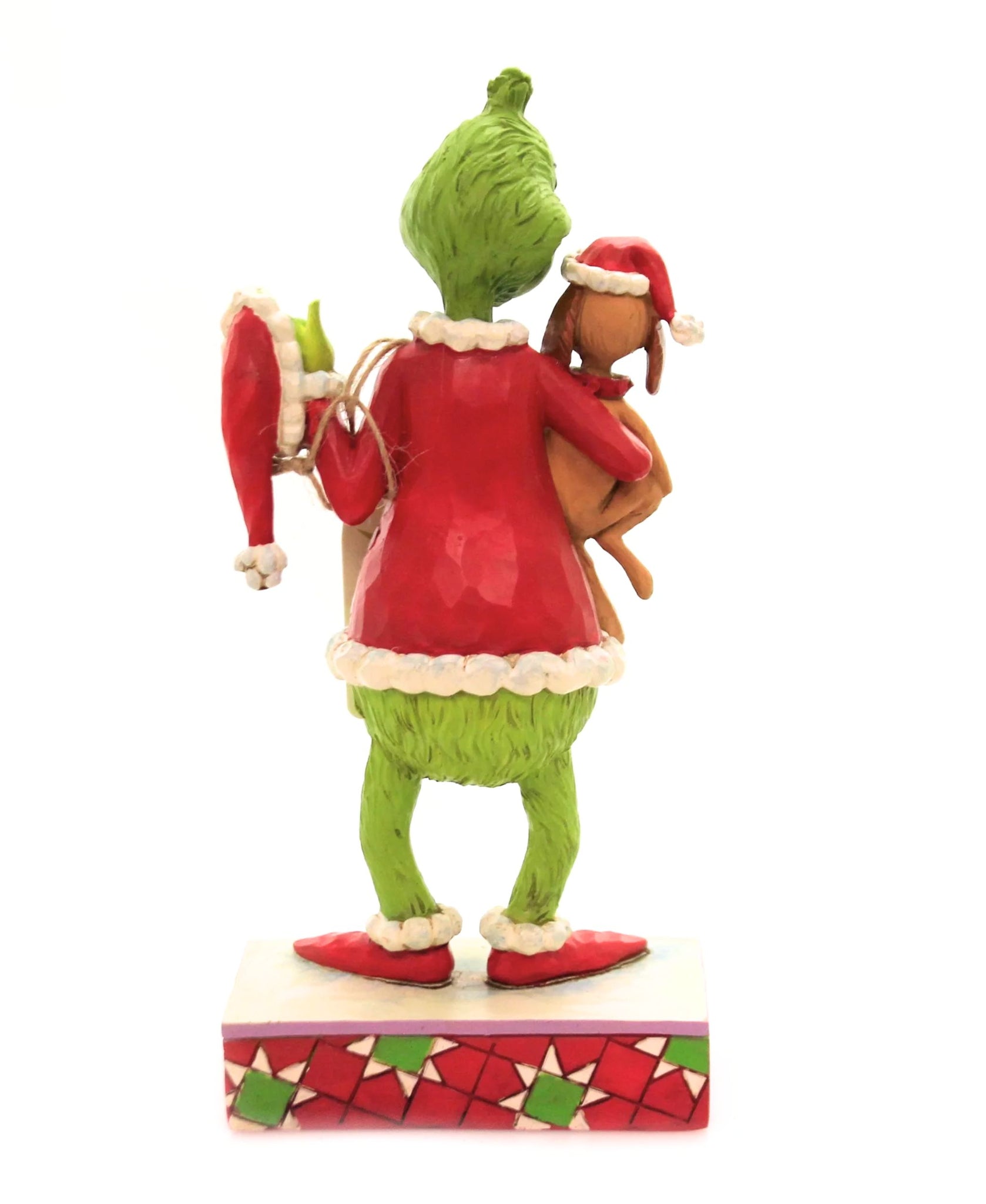 Jim Shore Grinch Holding Max Figurine