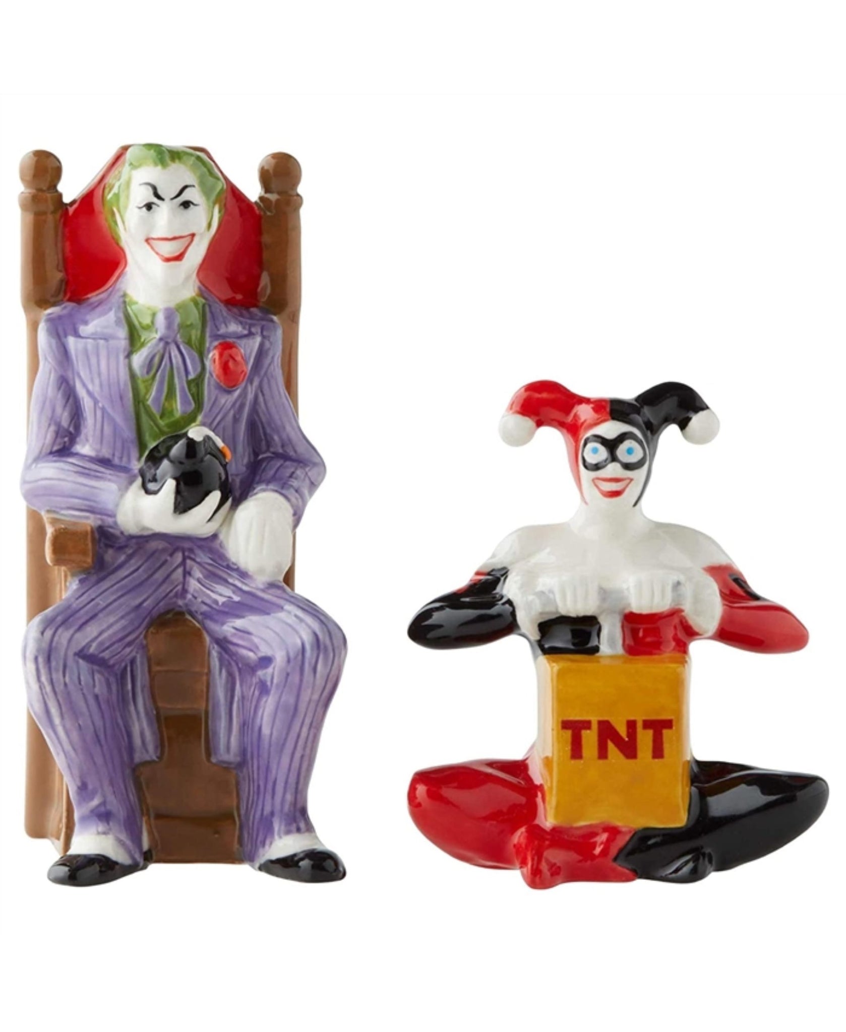 DC: Justice League The Joker And Harley Quinn Salt And Pepper Shaker  (DC Comics)