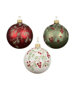 Red Berry Bauble Ornament