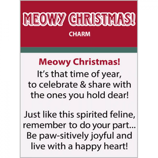 Meowy Christmas Kitten Charms
