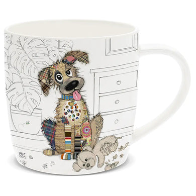 Bug Art Fine China Mug - Dog