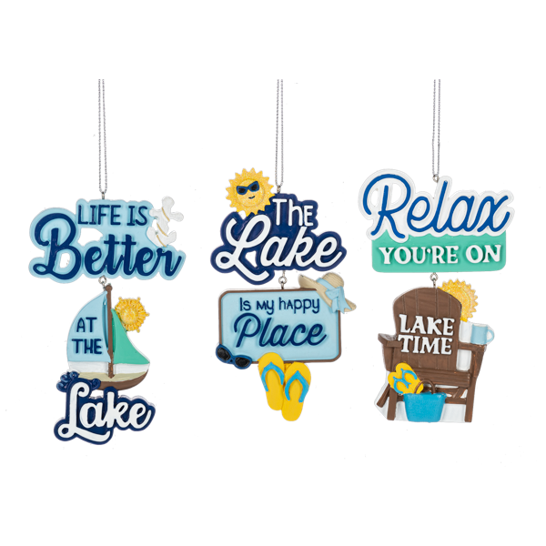 Lake Time Ornaments