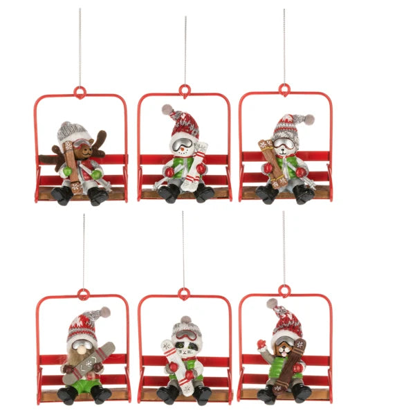 Day At The Ski Lodge Ornaments