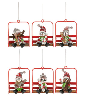 Day At The Ski Lodge Ornaments