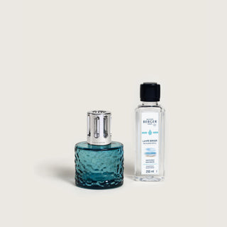 Lampe Berger Mirage Azure Fragrance Lamp Gift Set with Ocean Breeze