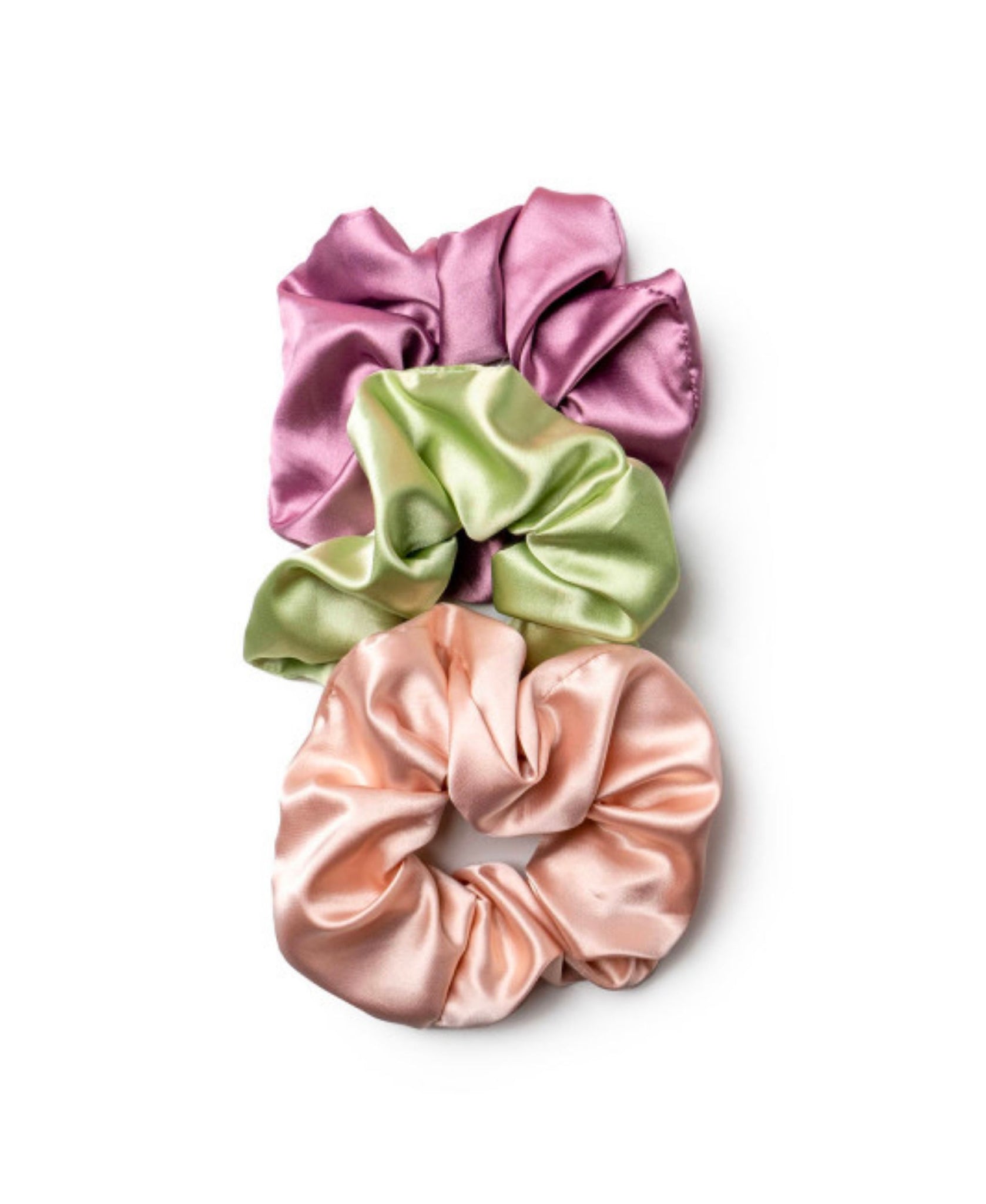 Mane Squeeze - 3 pc. Silky Satin Scrunchie Set