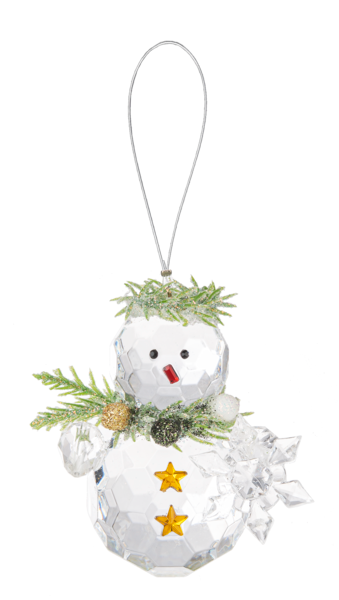 Teeny Mistletoe Snowman Ornaments