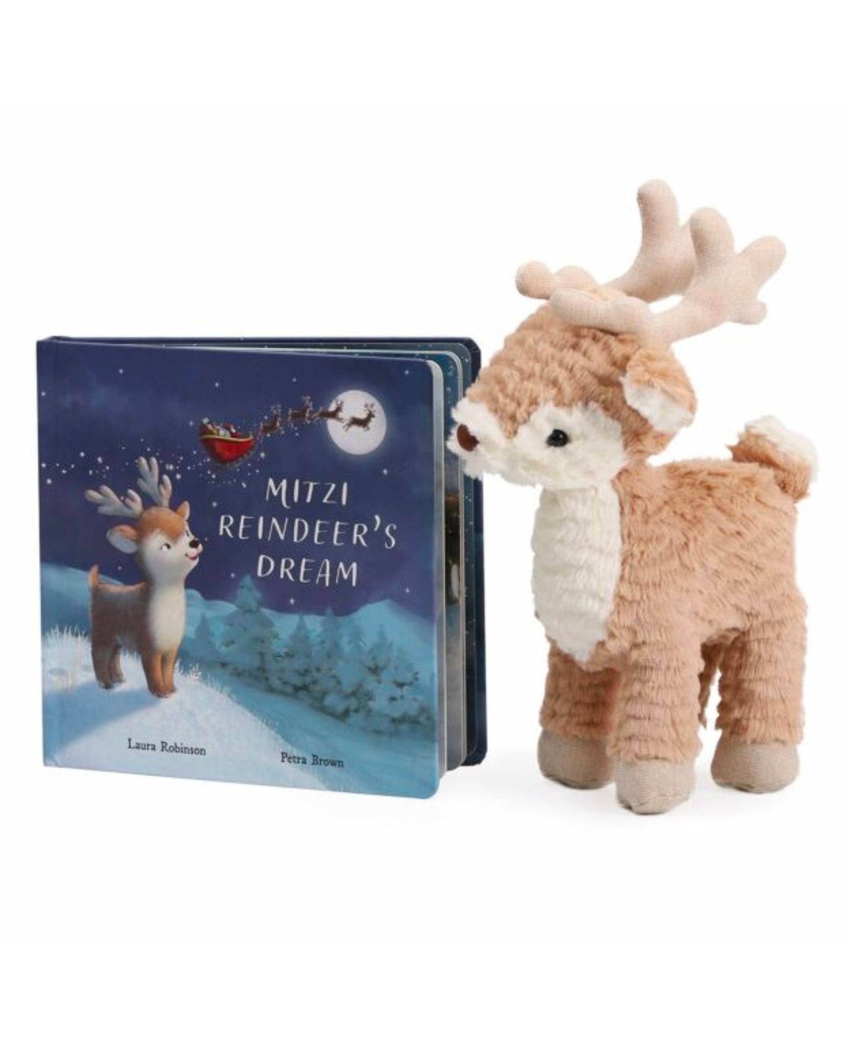 JellyCat Mitzi Reindeer's Dream Book