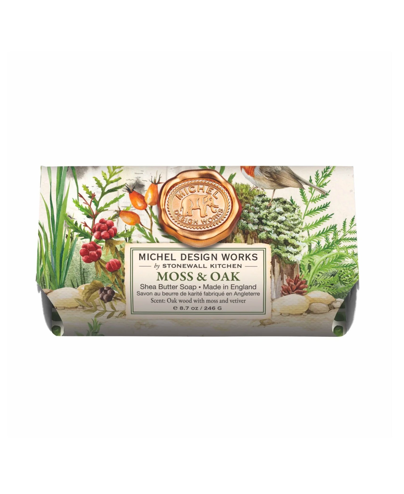 Michel Design Works Moss and Oak Large Bath Soap Bar