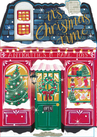 The Art File It’s Christmas time - House Card Blank