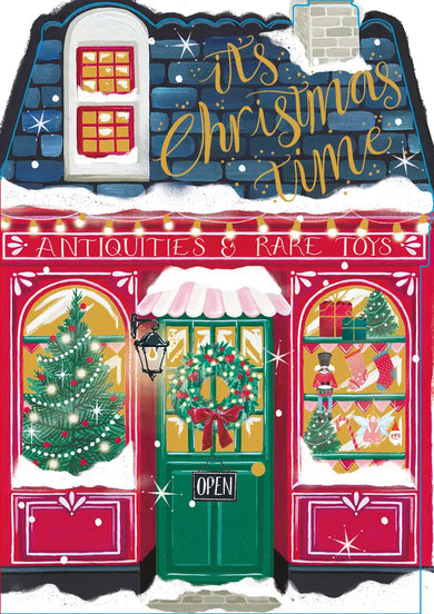 The Art File It’s Christmas time - House Card Blank