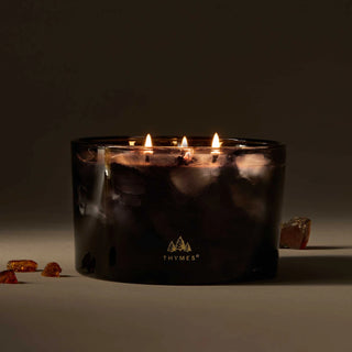 Thymes Noir Woods 3 Wick Candle