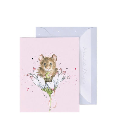 Wrendale Designs 'Oops A Daisy' Mouse Gift Enclosure Card