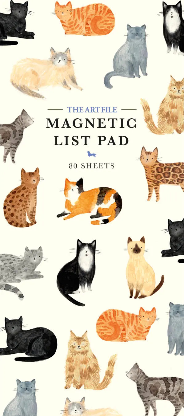 Magnetic To-Do Pads -  Cats