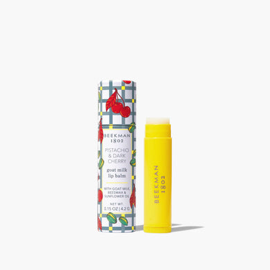 Beekman 1802 Pistachio & Dark Cherry Goat Milk Lip Balm