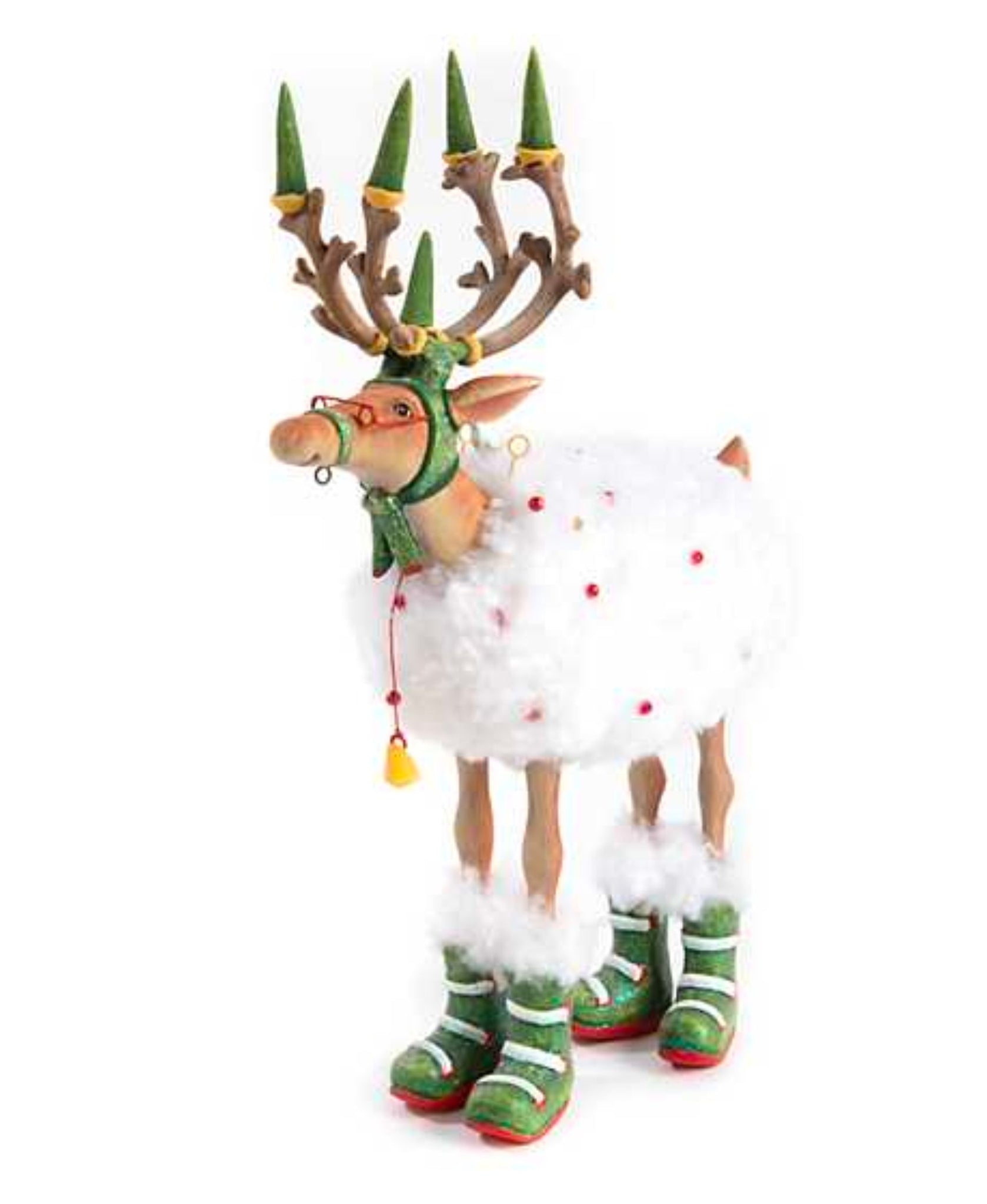 Patience Brewster Dash Away Blitzen Reindeer Figure