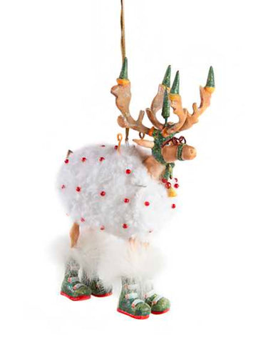 Patience Brewster Dash Away Blitzen Reindeer Ornament