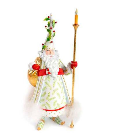 Patience Brewster Dash Away Candlelight Santa Figure