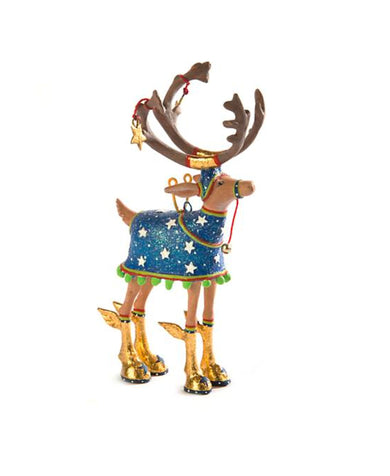 Patience Brewster Dash Away Comet Reindeer Mini Ornament