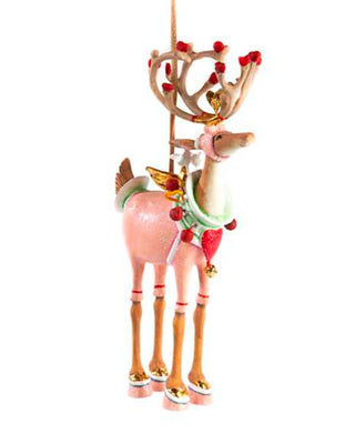 Patience Brewster Dash Away Cupid Reindeer Ornament