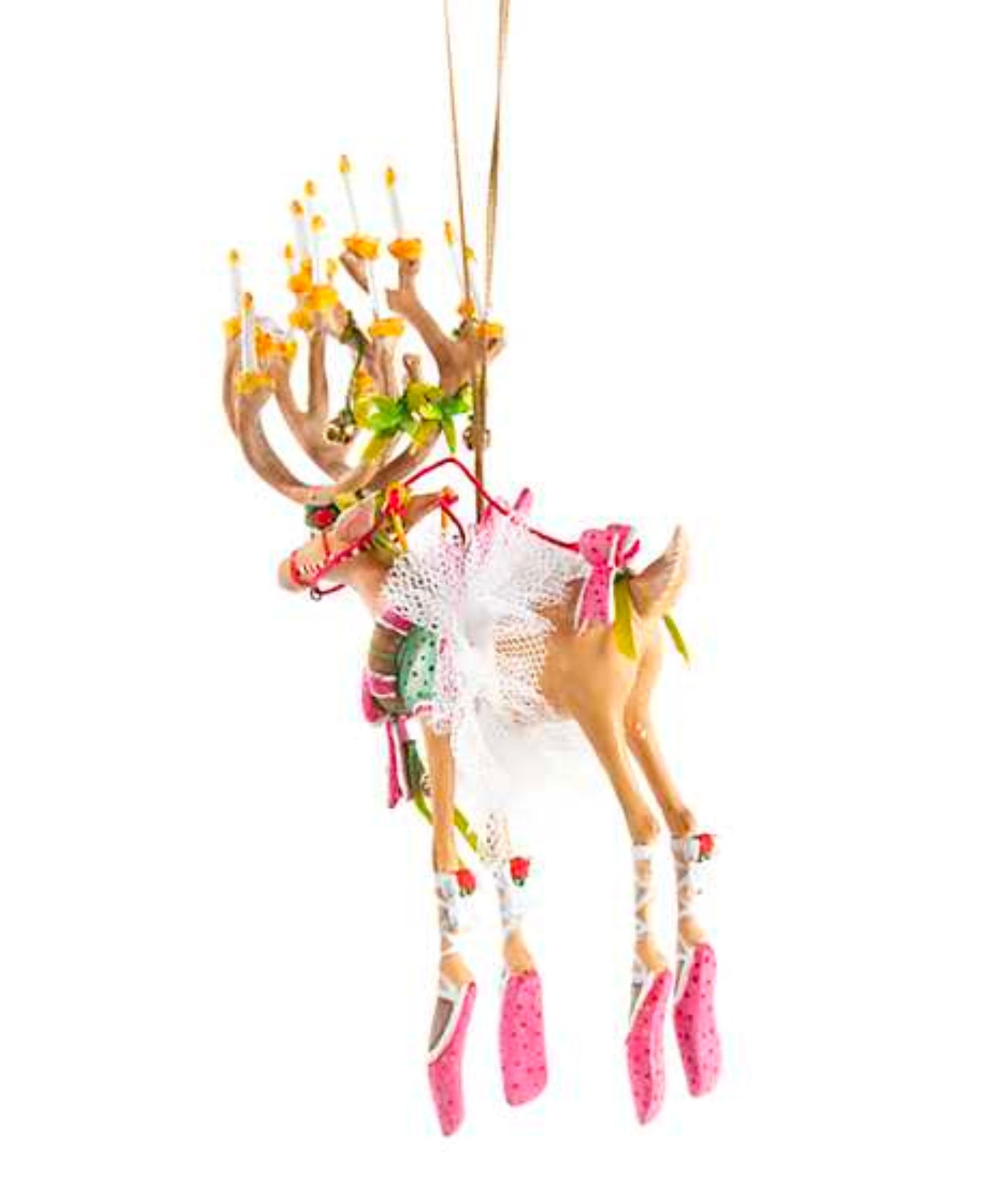 Patience Brewster Dash Away Dancer Reindeer Ornament